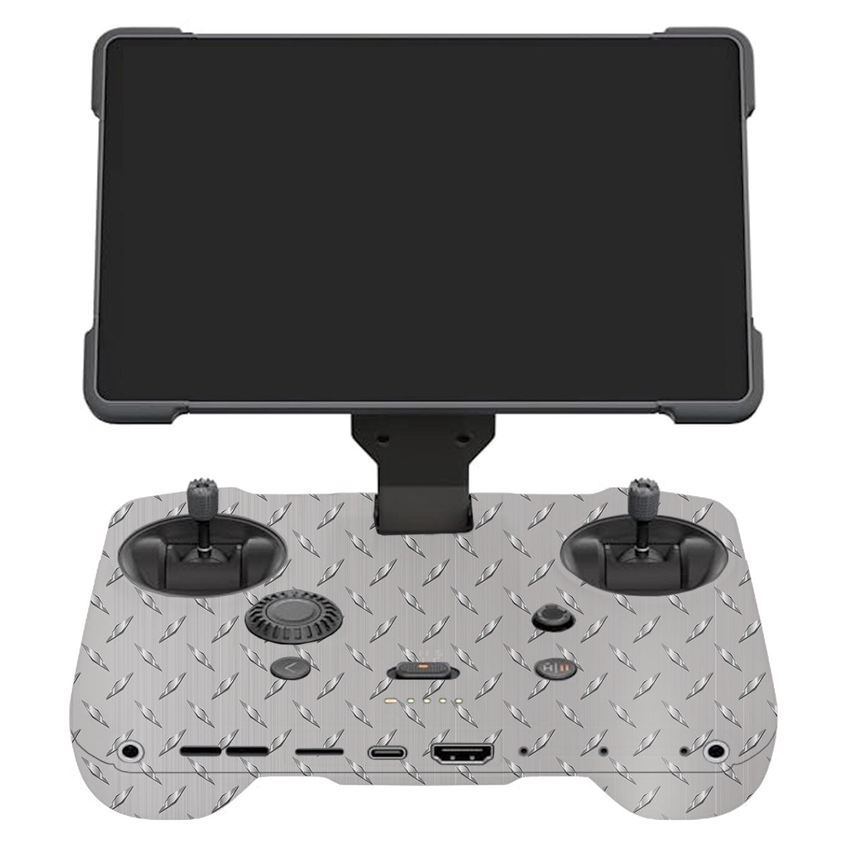 Textured Silver Tread DJI RC Pro 2 Remote Controller Skin