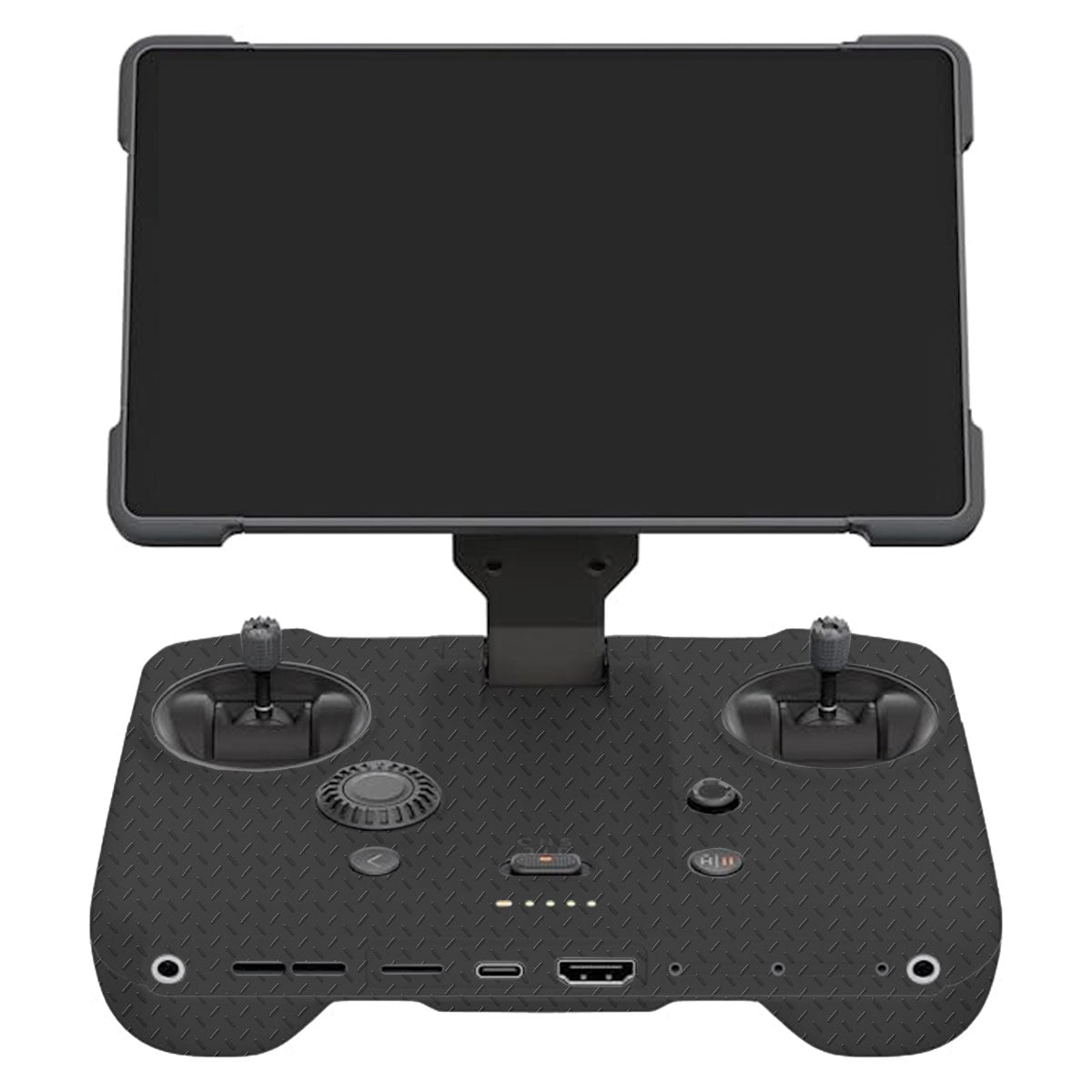 Textured Black Iron Plate DJI RC Pro 2 Remote Controller Skin