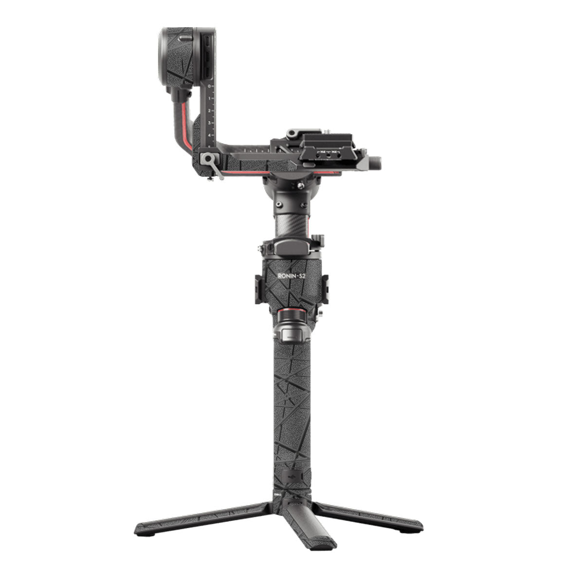Textured Metallic Steel Grain DJI RS 2 Gimbal Skin