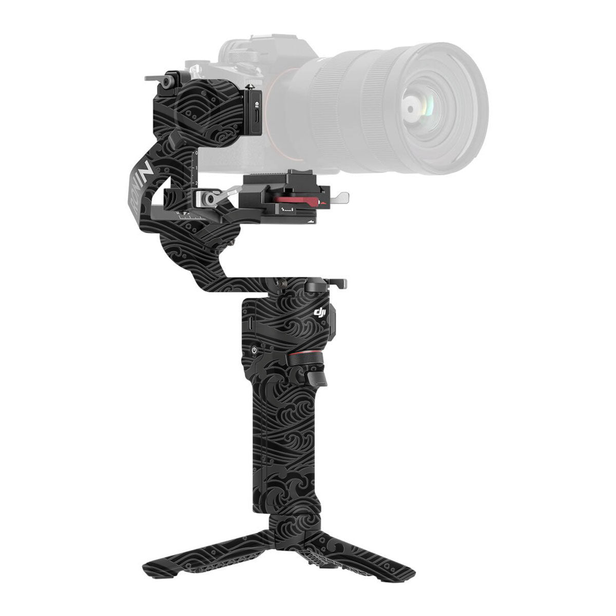 Textured Matte Charcoal DJI RS 3 Mini Gimbal Skin