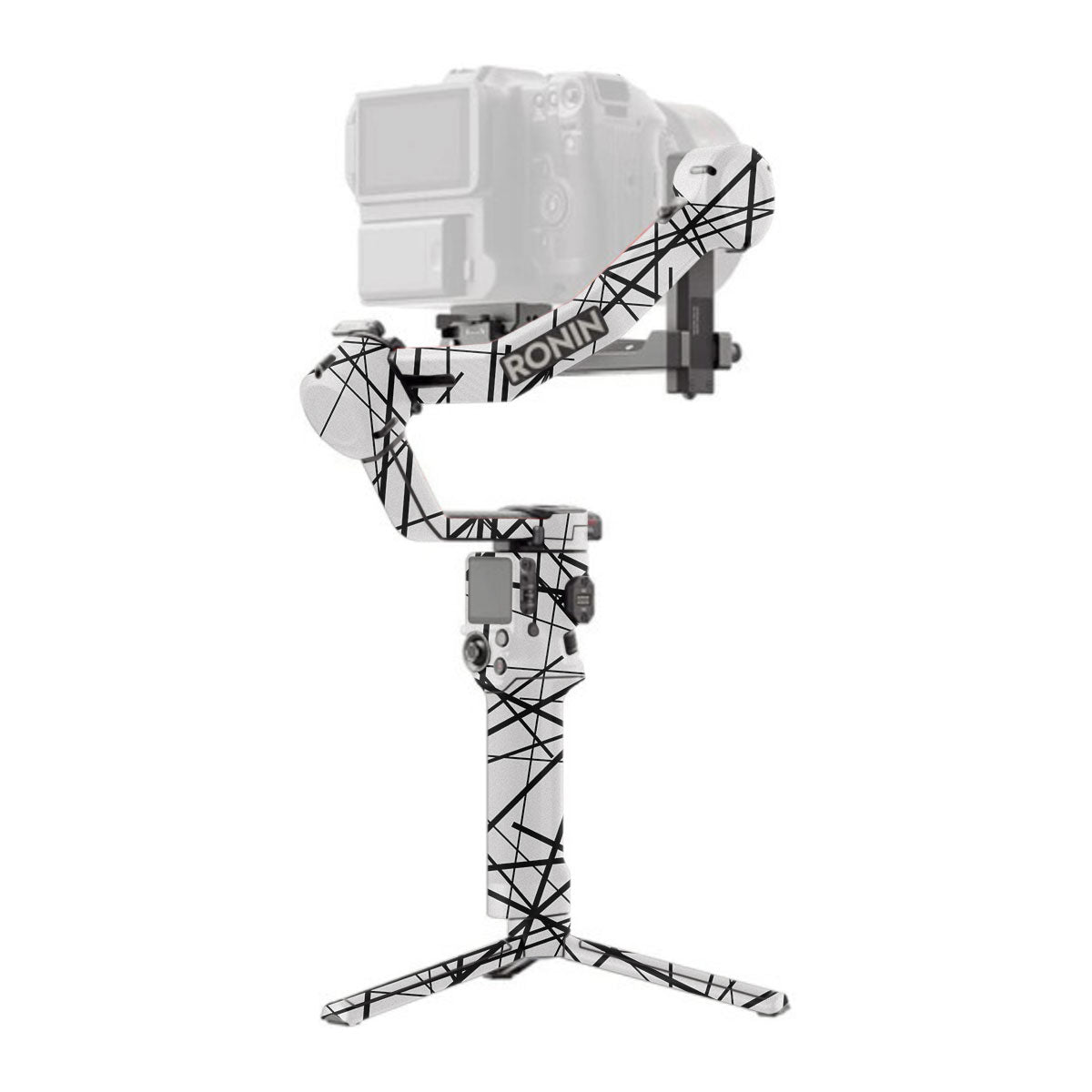 Textured White Chaos Line DJI RS 3 Pro Gimbal Skin