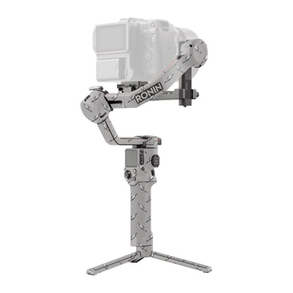 Textured Silver Tread DJI RS 3 Pro Gimbal Skin