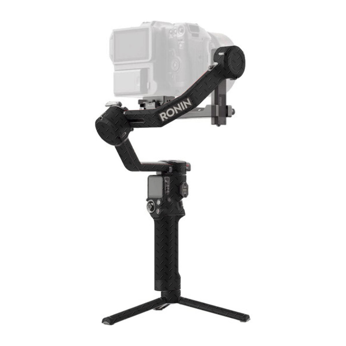Textured Black Iron Plate DJI RS 3 Pro Gimbal Skin