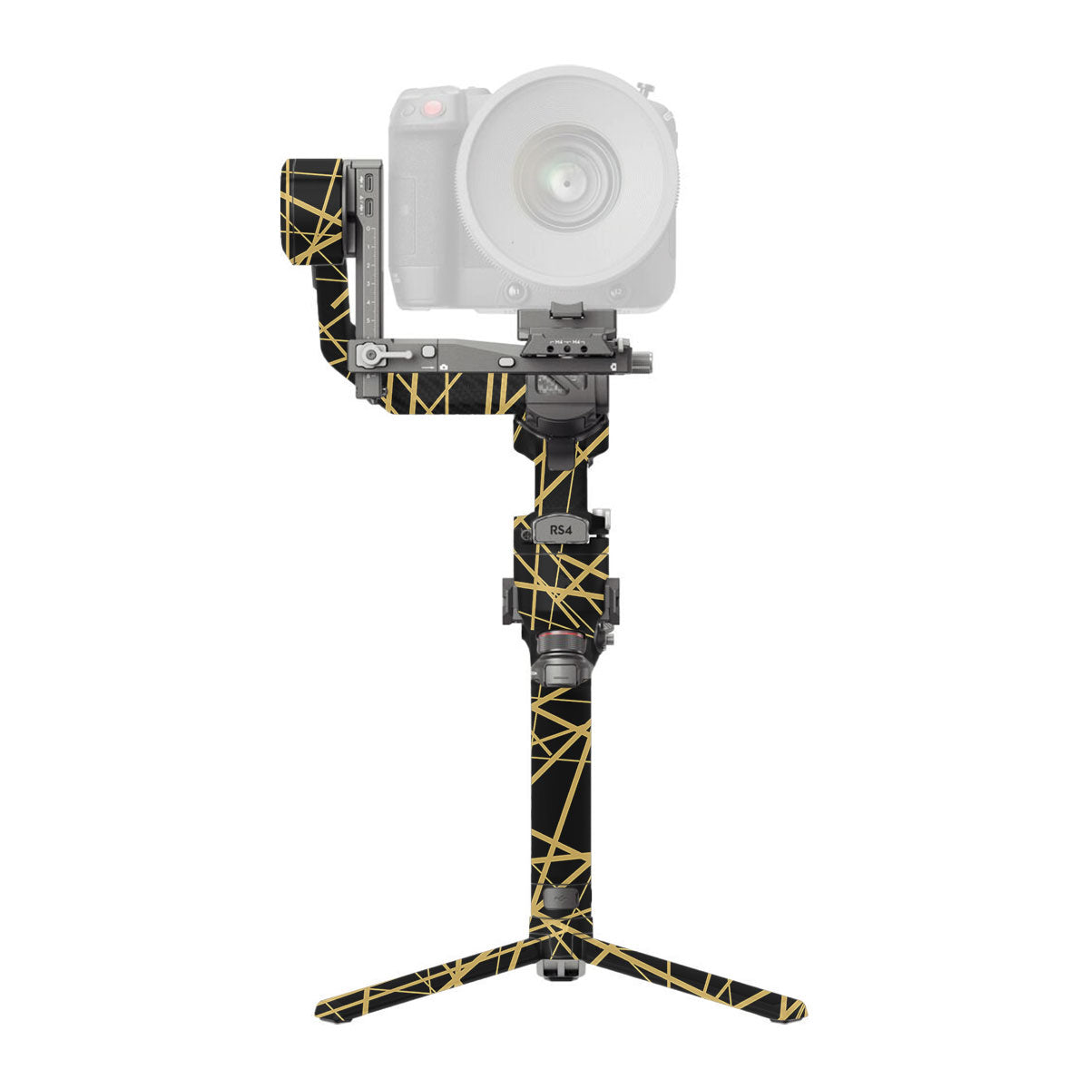 Textured Golden Web DJI RS 4 Pro Gimbal Skin