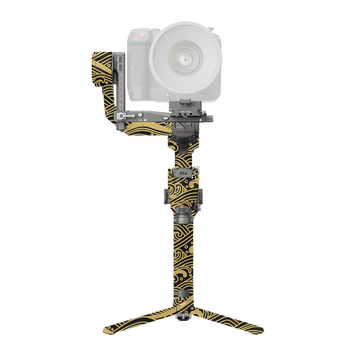 Textured Golden Tide DJI RS 4 Pro Gimbal Skin