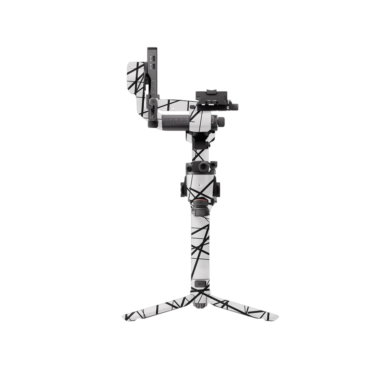 Textured White Chaos Line DJI RS 5 Gimbal Skin