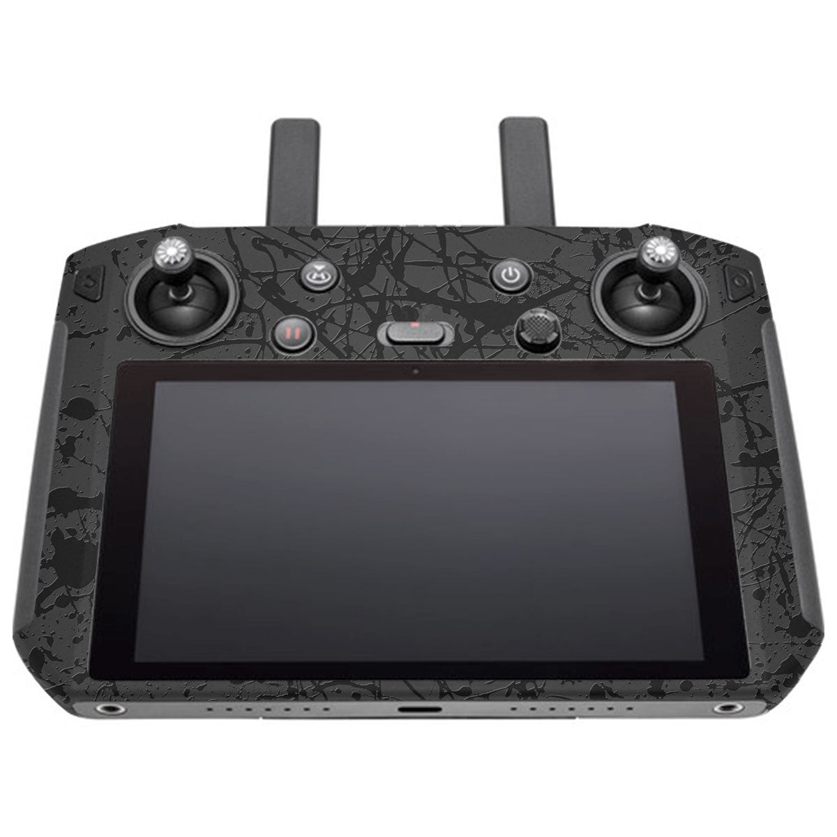 Textured Black Splash DJI Smart Remote Controller Skin