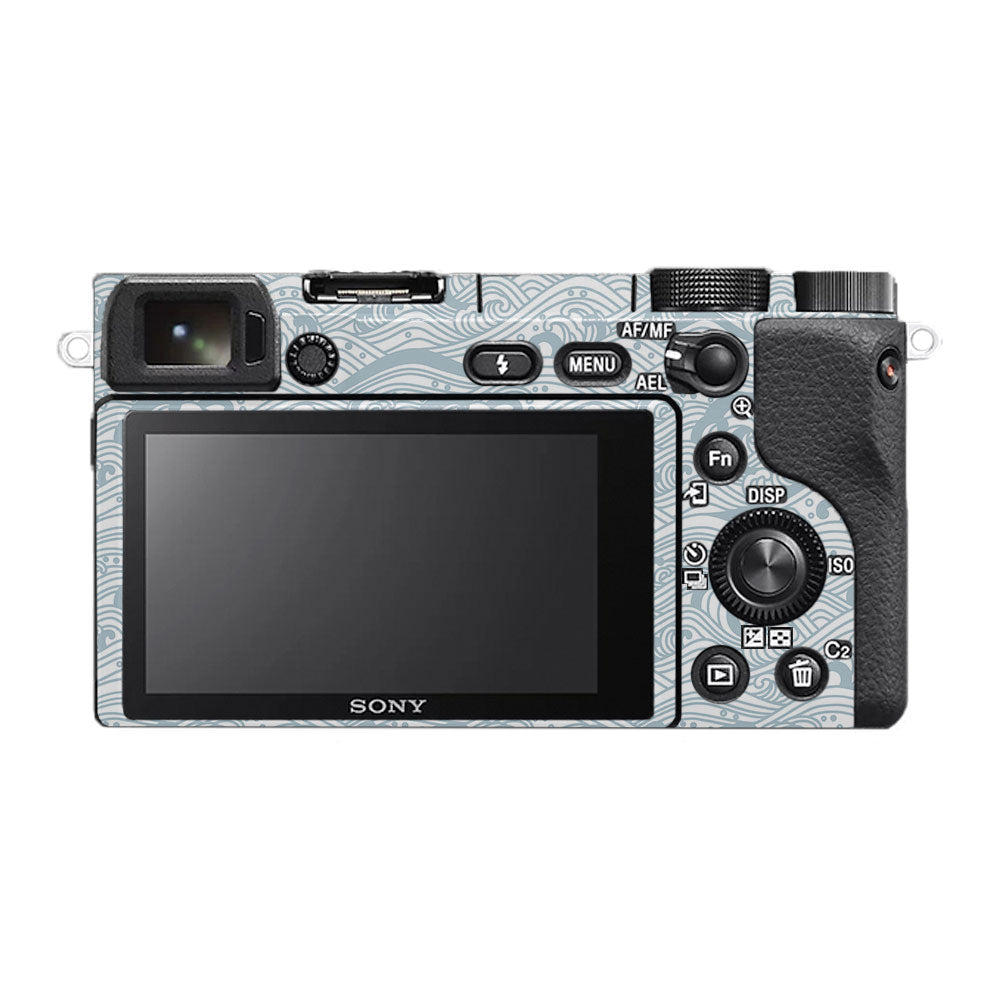 Textured Frost Wave Sony A6400 Camera Skin