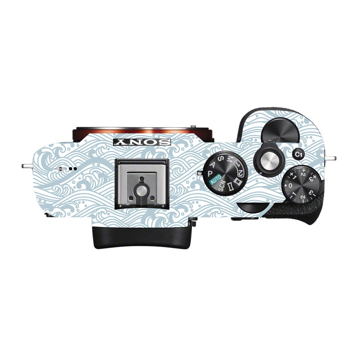 Textured Frost Wave Sony A7 V Camera Skin