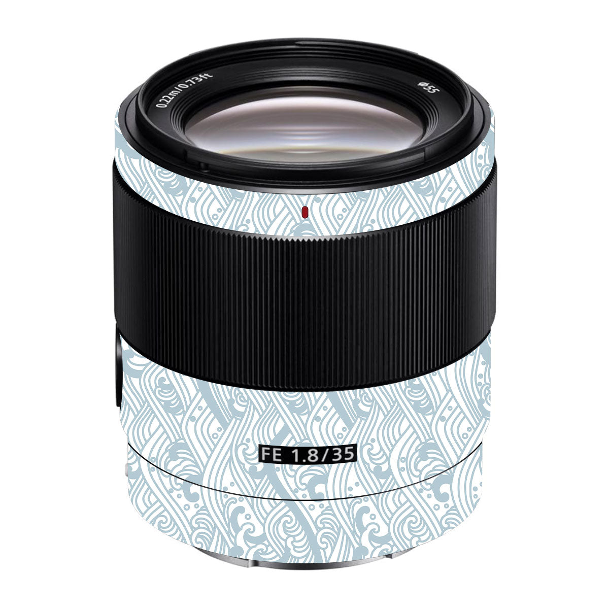 Textured Frost Wave Sony FE 35mm F/1.8 Camera Lens Skin