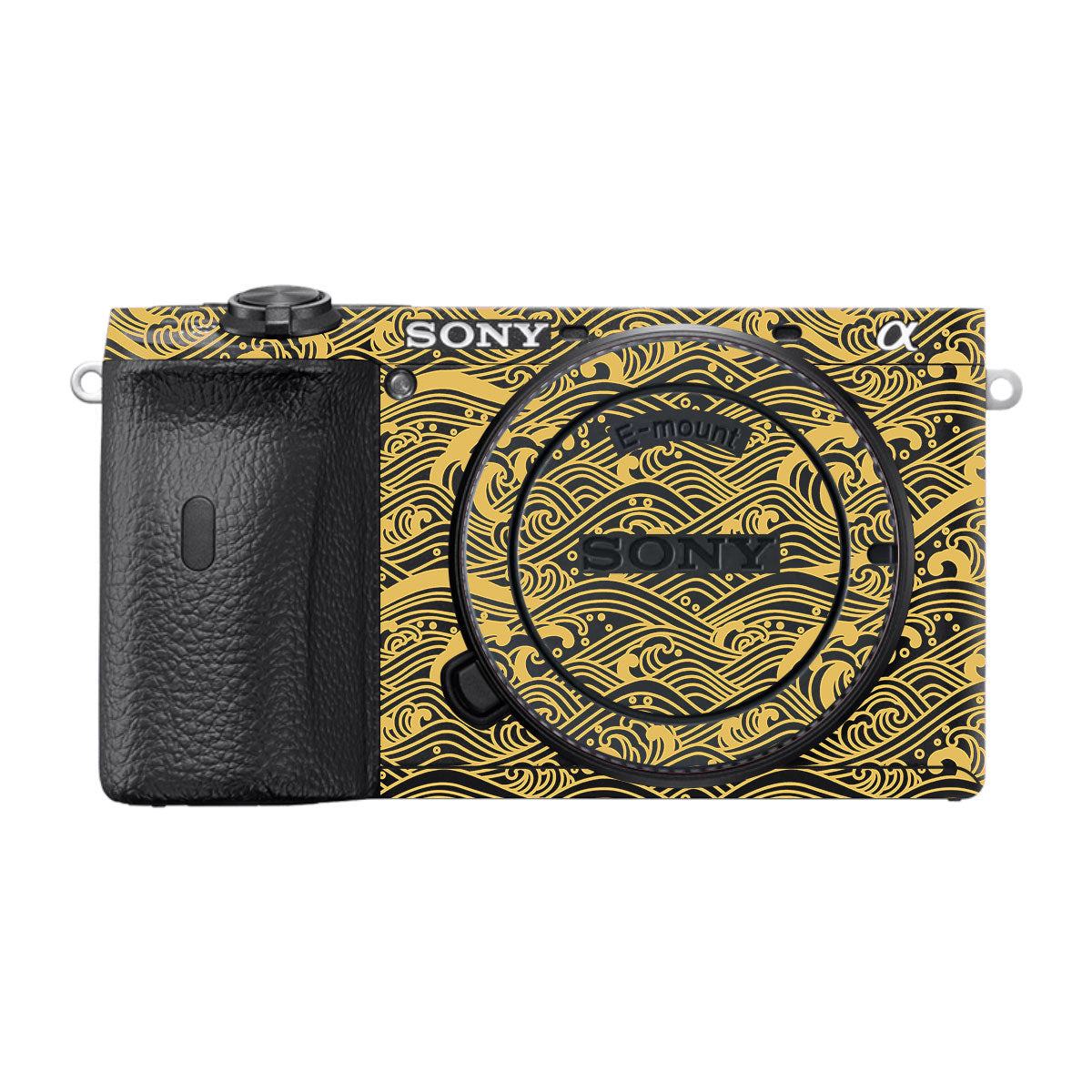 Textured Golden Tide Sony A6600 Camera Skins