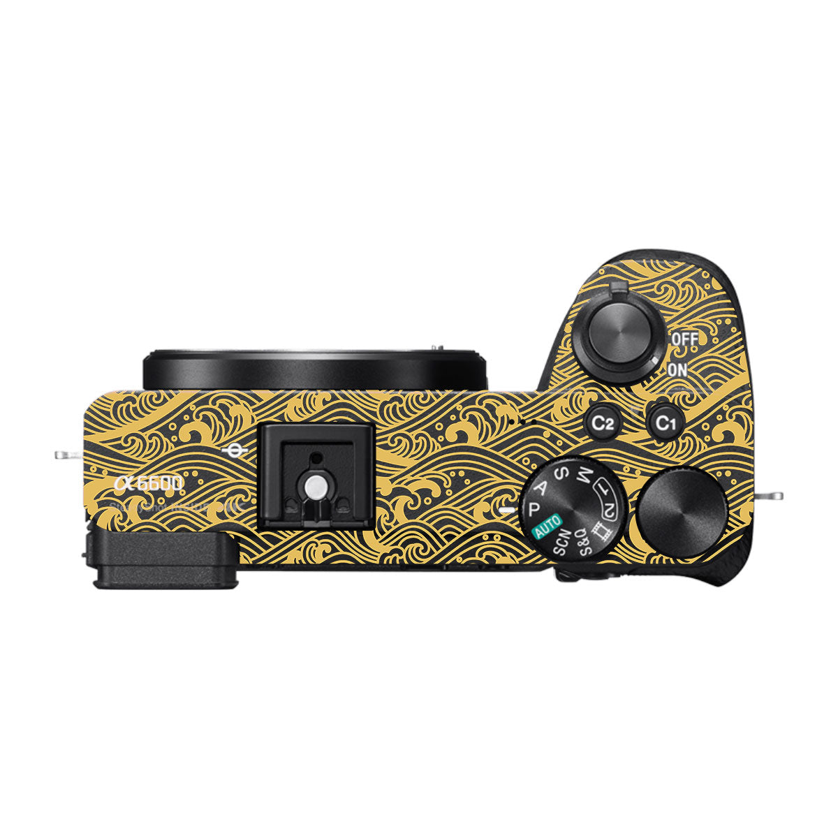 Textured Golden Tide Sony A6700 Camera Skin
