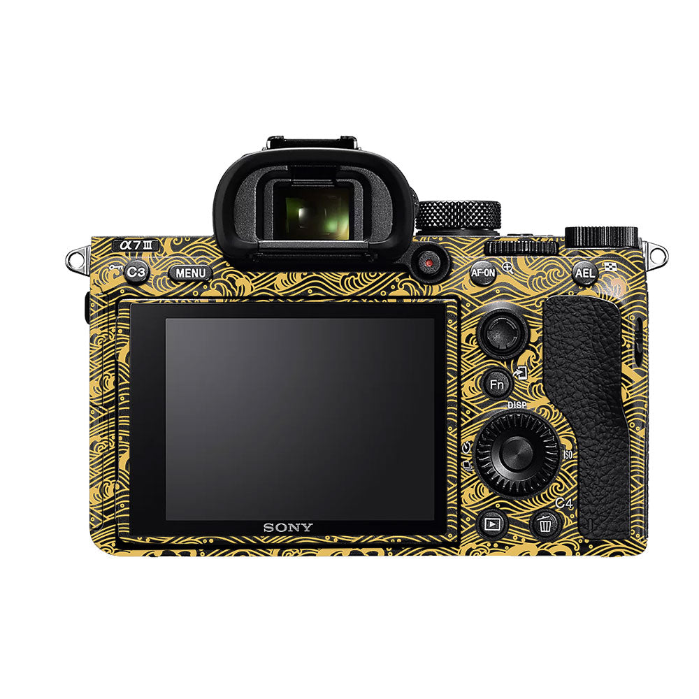 Textured Golden Tide Sony A7MIII Camera Skin