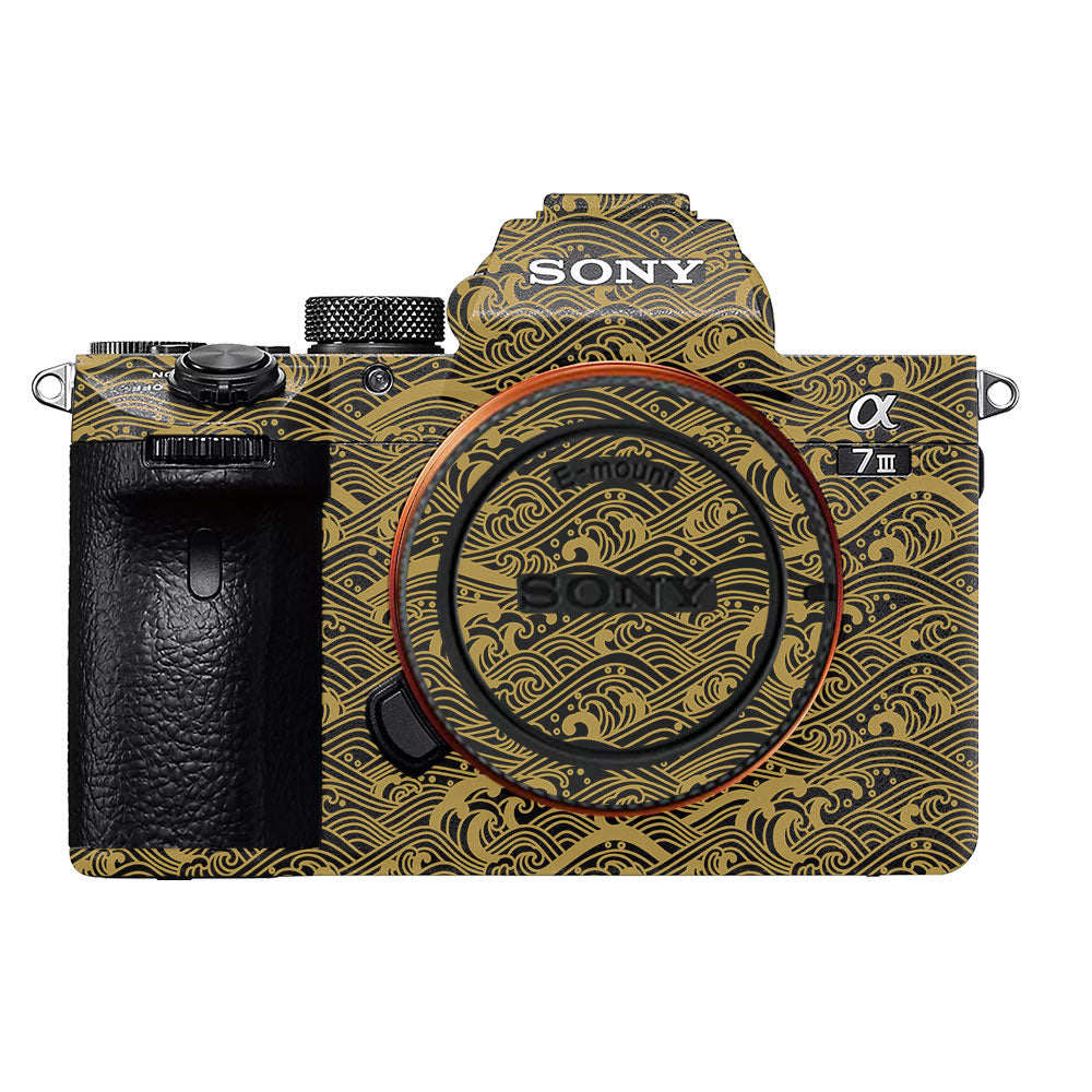 Textured Golden Tide Sony A7MIII Camera Skin