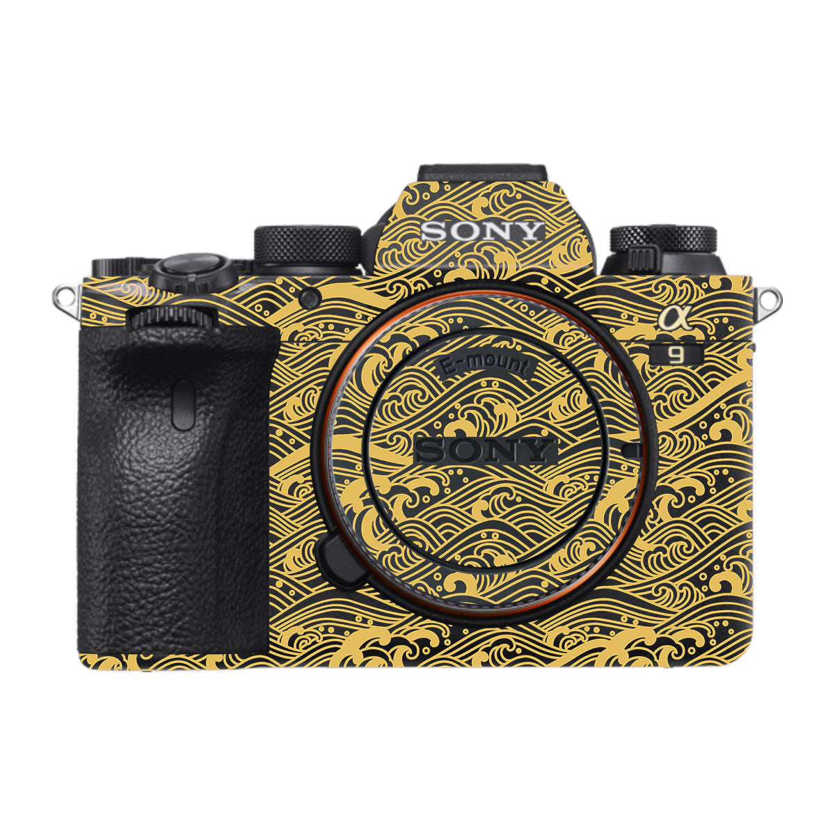 Textured Golden Tide Sony A9 Camera Skins