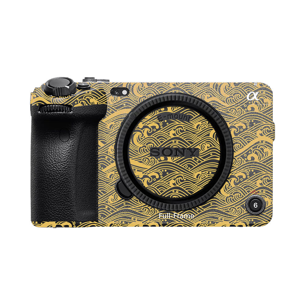 Textured Golden Tide Sony FX3 Camera Skin