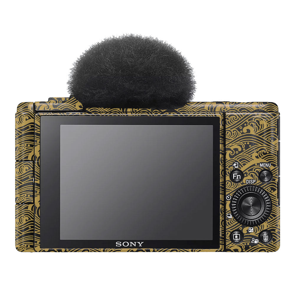 Textured Golden Tide Sony ZV-1F Camera Skin