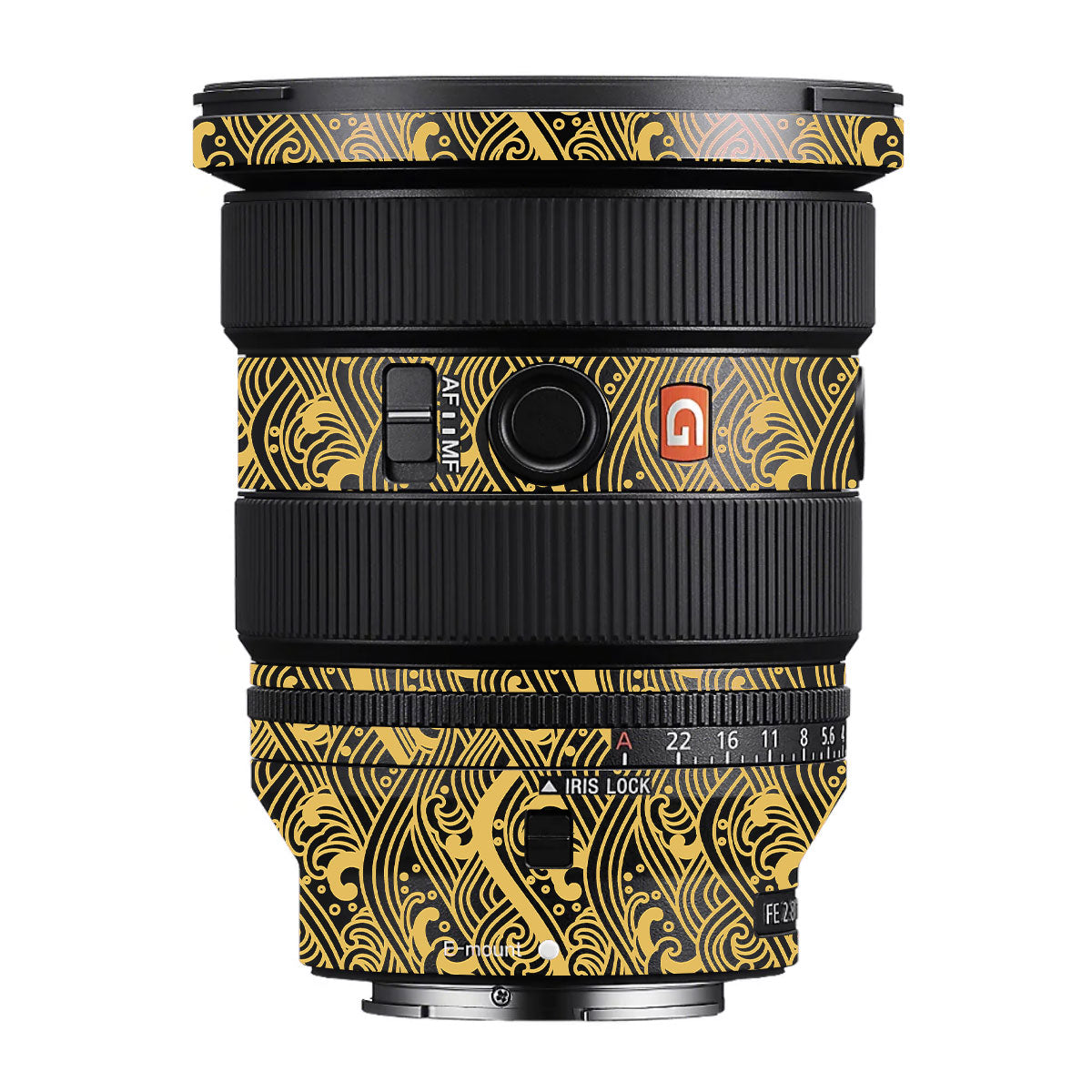 Textured Golden Tide Sony FE 16-35mm F/2.8 GM II Camera Lens Skin