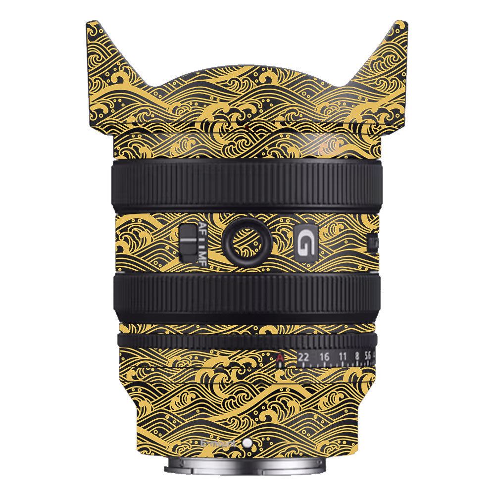 Textured Golden Tide Sony FE 24-50mm f/2.8 G Camera Lens Skin