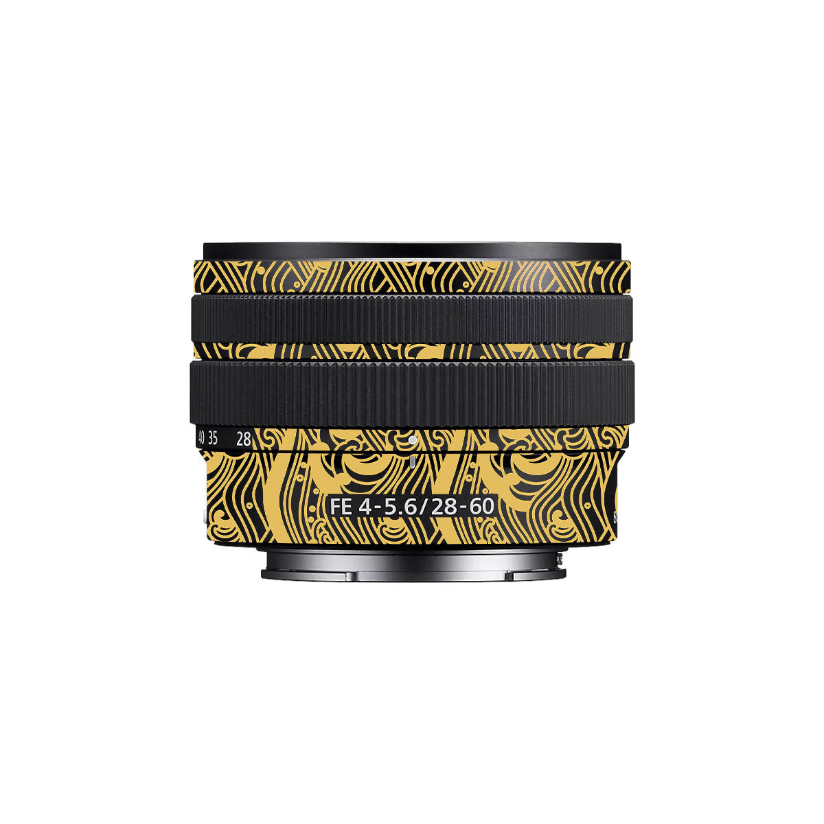 Textured Golden Tide Sony FE 28-60mm F/4-5.6 Camera Lens Skin