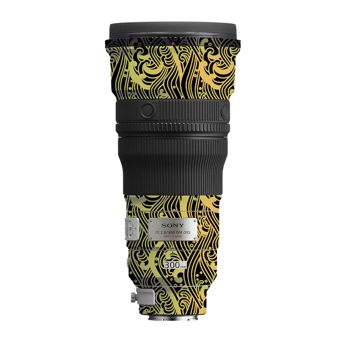 Textured Golden Tide Sony FE 300mm F/2.8 GM OSS Camera Lens Skin