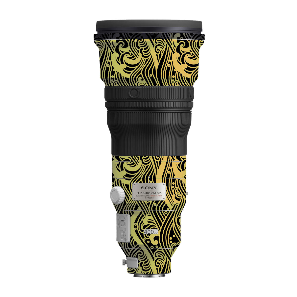 Textured Golden Tide Sony FE 400mm F/2.8 GM Camera Lens Skin