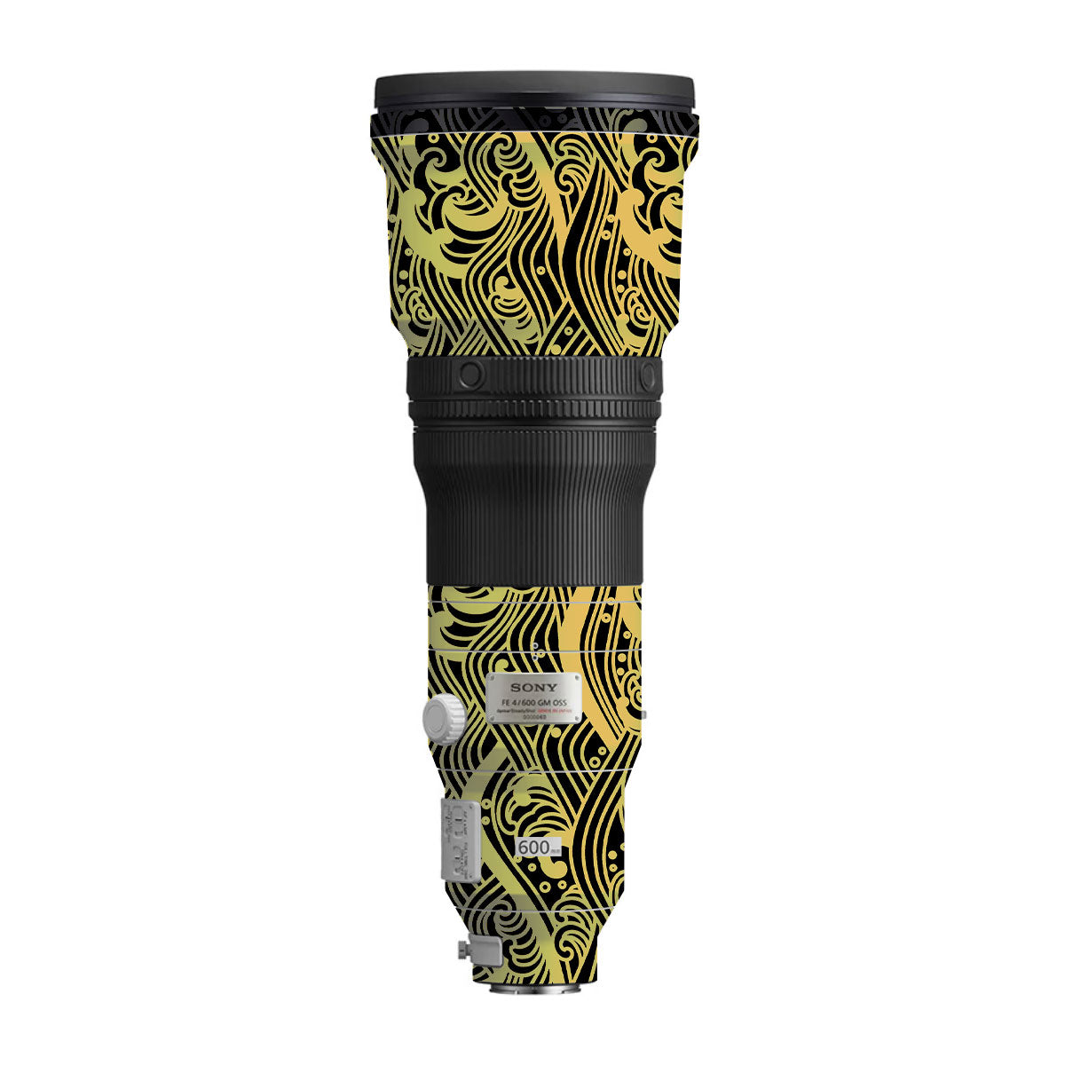 Textured Golden Tide Sony FE 600mm F/4 GM OSS Camera Lens Skin