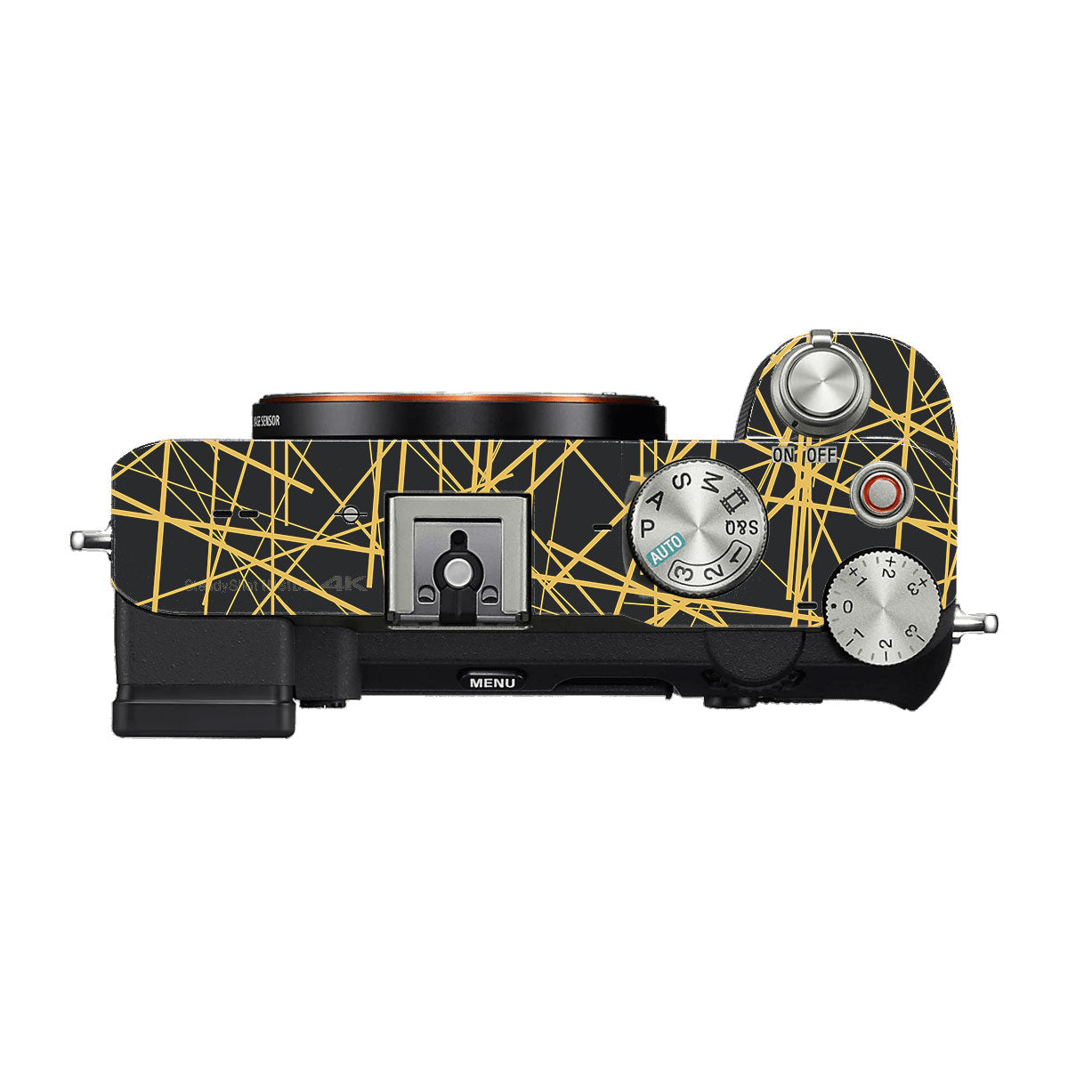 Textured Golden Web Sony A7 C Camera Skin