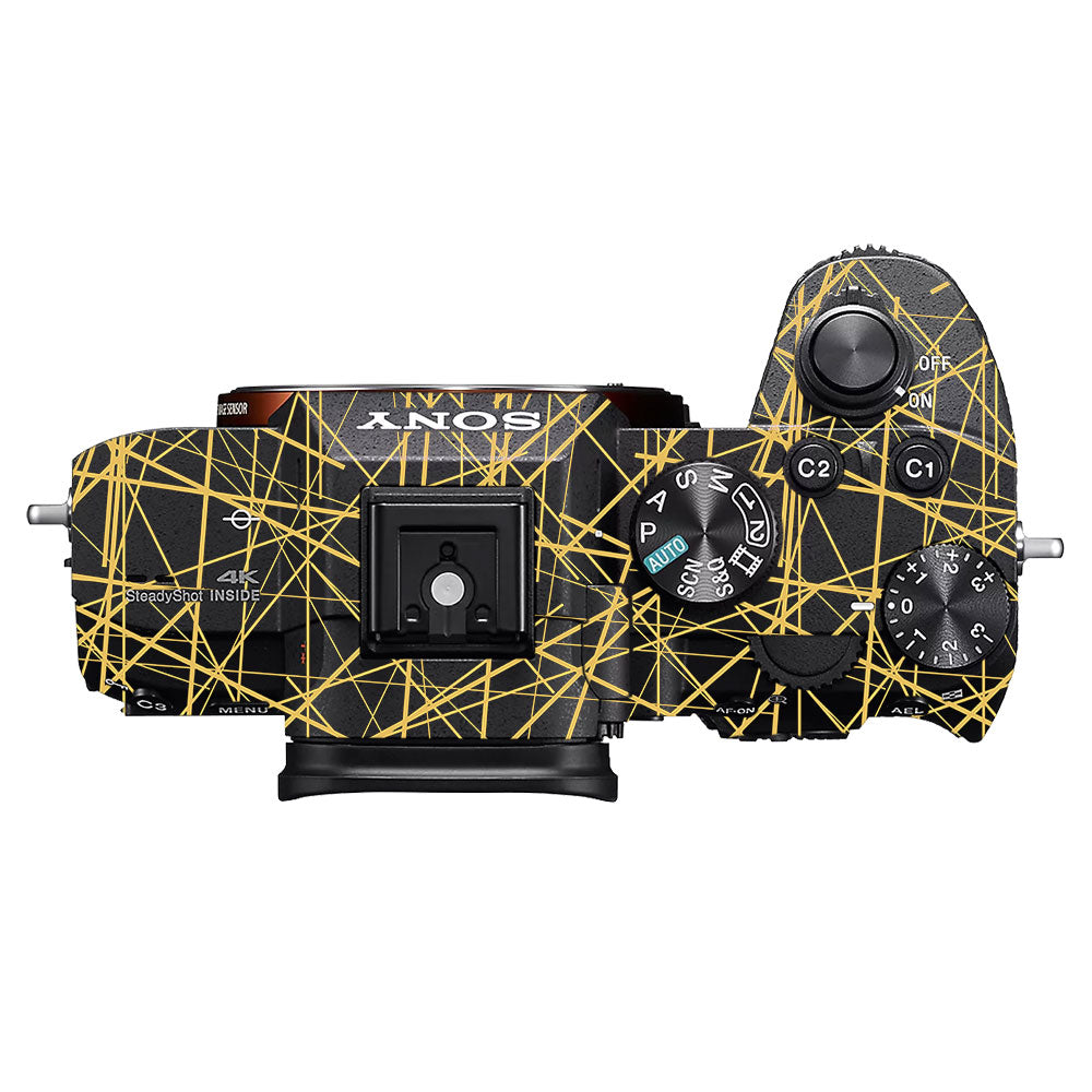 Textured Golden Web Sony A7MIII Camera Skin