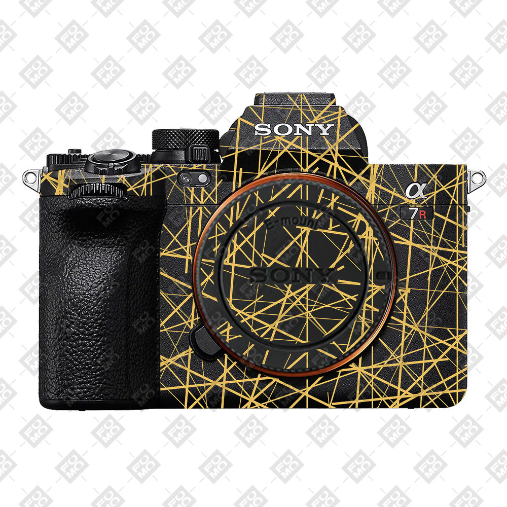 Textured Golden Web Sony A7 S Camera Skin