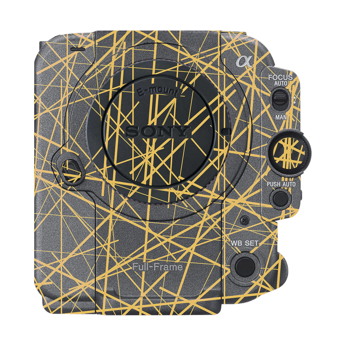 Textured Golden Web Sony FX6 Camera Skin