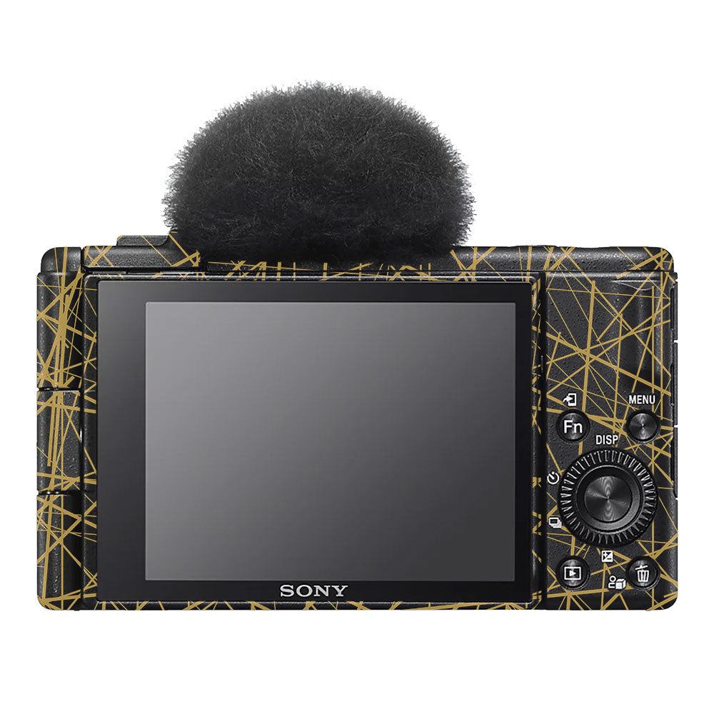 Textured Golden Web Sony ZV-1F Camera Skin