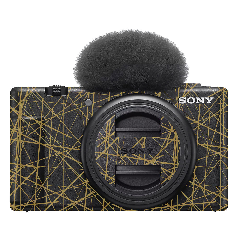 Textured Golden Web Sony ZV-1F Camera Skin