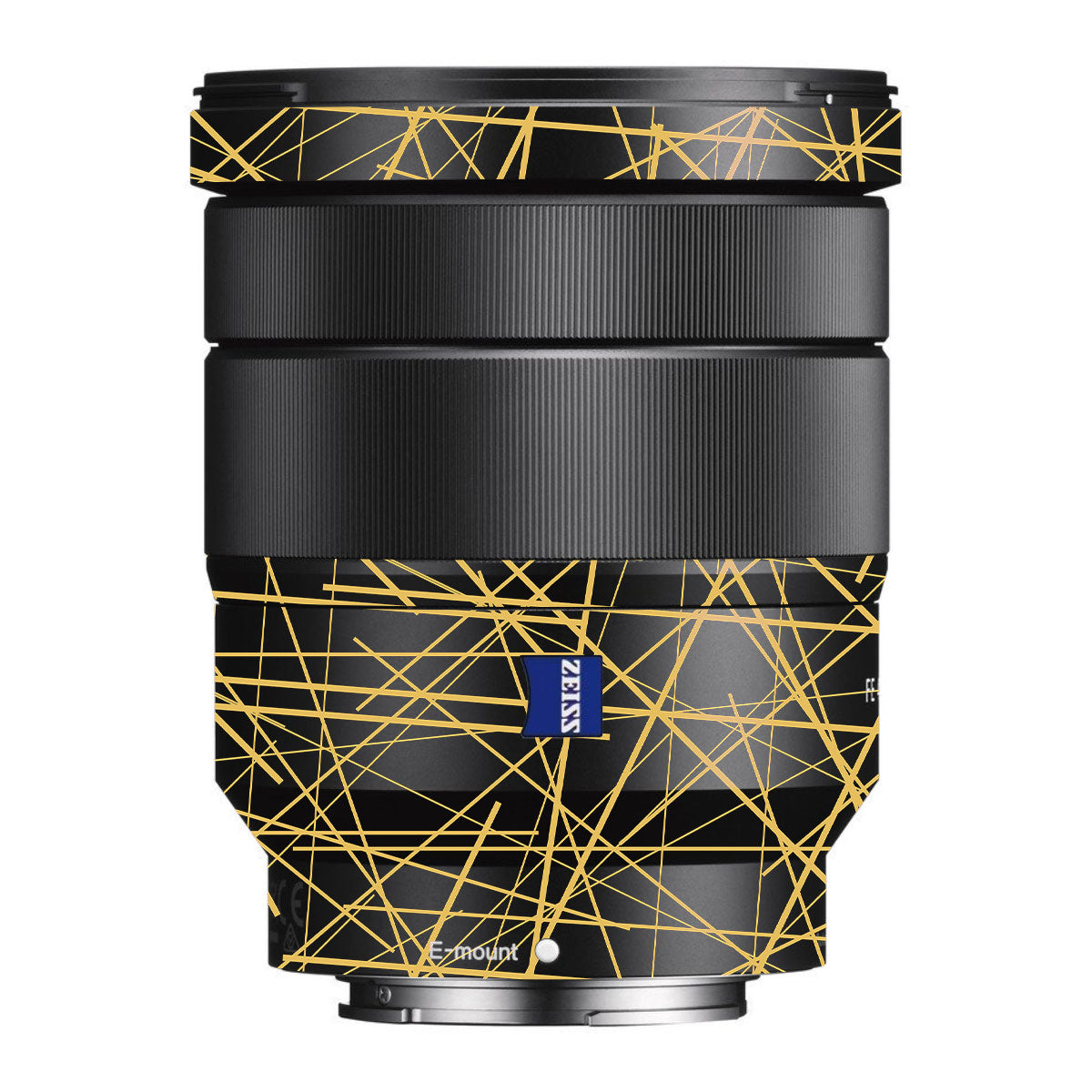 Textured Golden Web Sony FE 16-35mm F/4 ZA OSS Camera Lens Skin