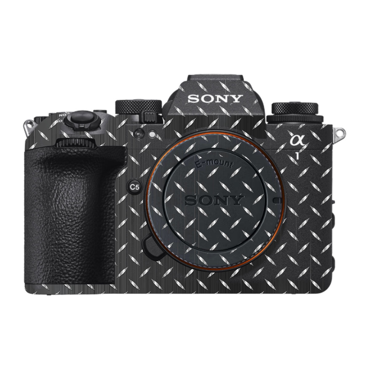 Textured Graphite Tread Sony A1 Mark II Camera Skin