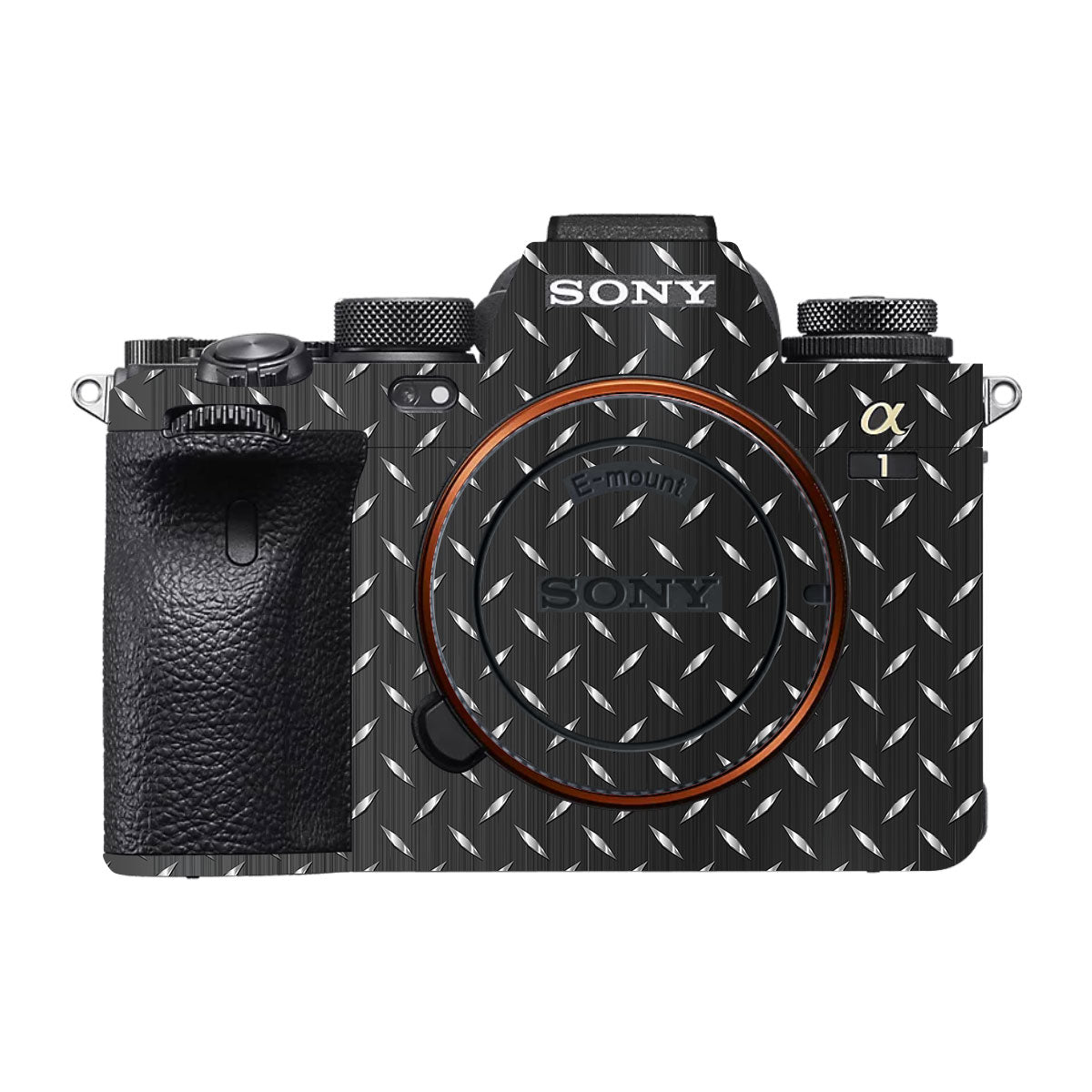 Textured Graphite Tread Sony A1 Camera Skin