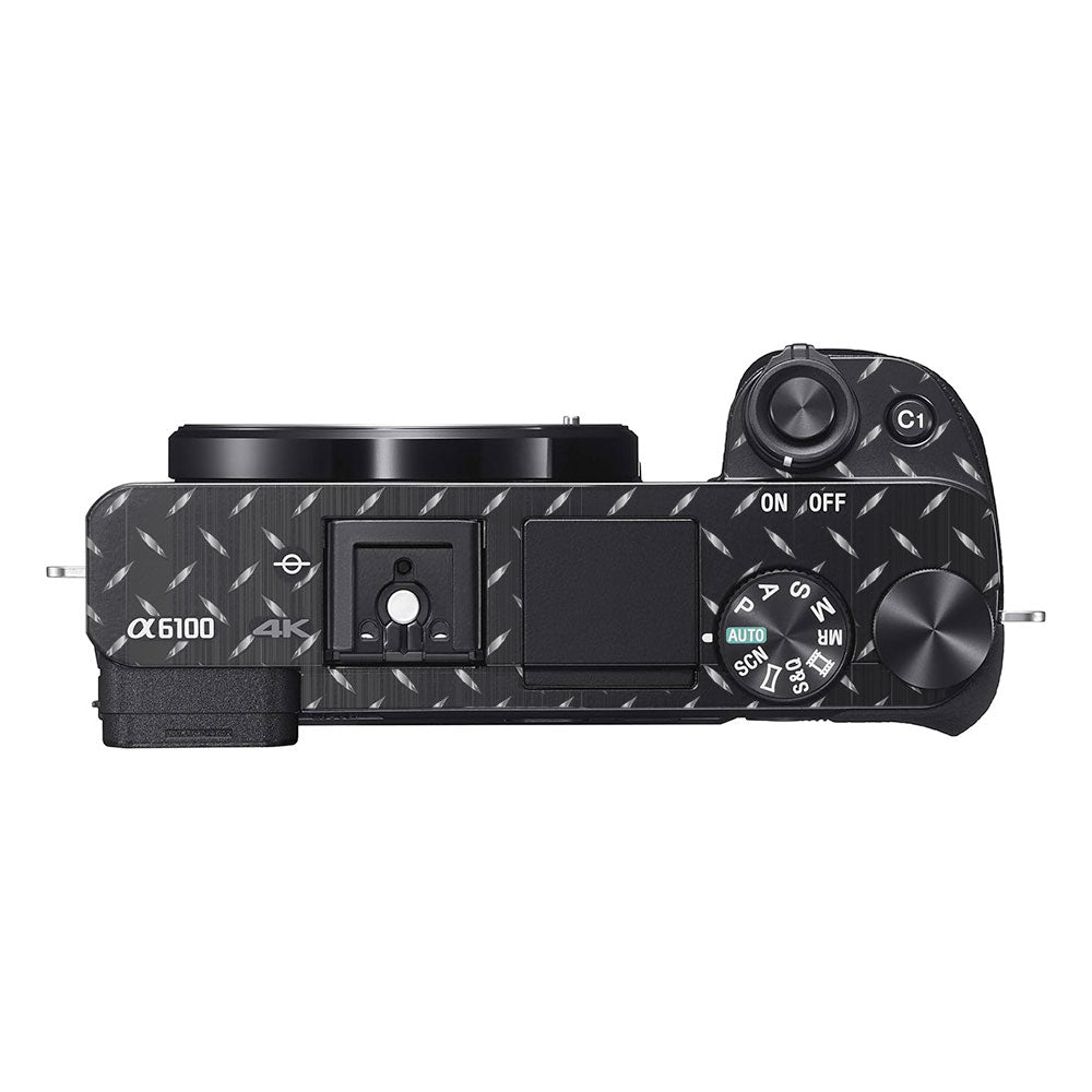 Textured Graphite Tread Sony A6100 Camera Skin