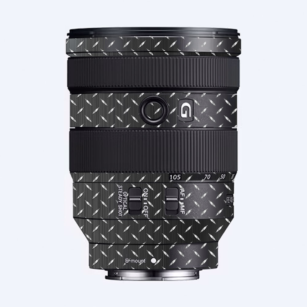 Textured Graphite Tread Sony FE 24-105mm f/4 G OSS Camera Lens Skin