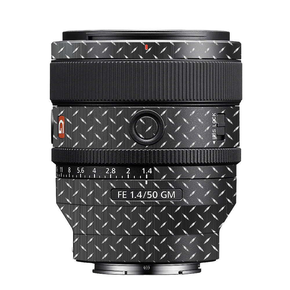 Textured Graphite Tread Sony FE 50mm f/1.4 GM Camera Lens Skin