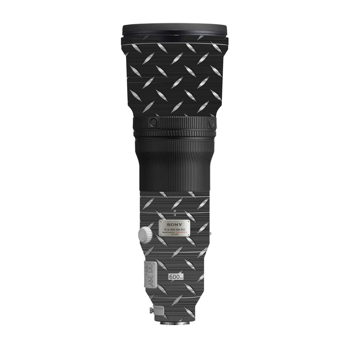 Textured Graphite Tread Sony FE 600mm F/4 GM OSS Camera Lens Skin