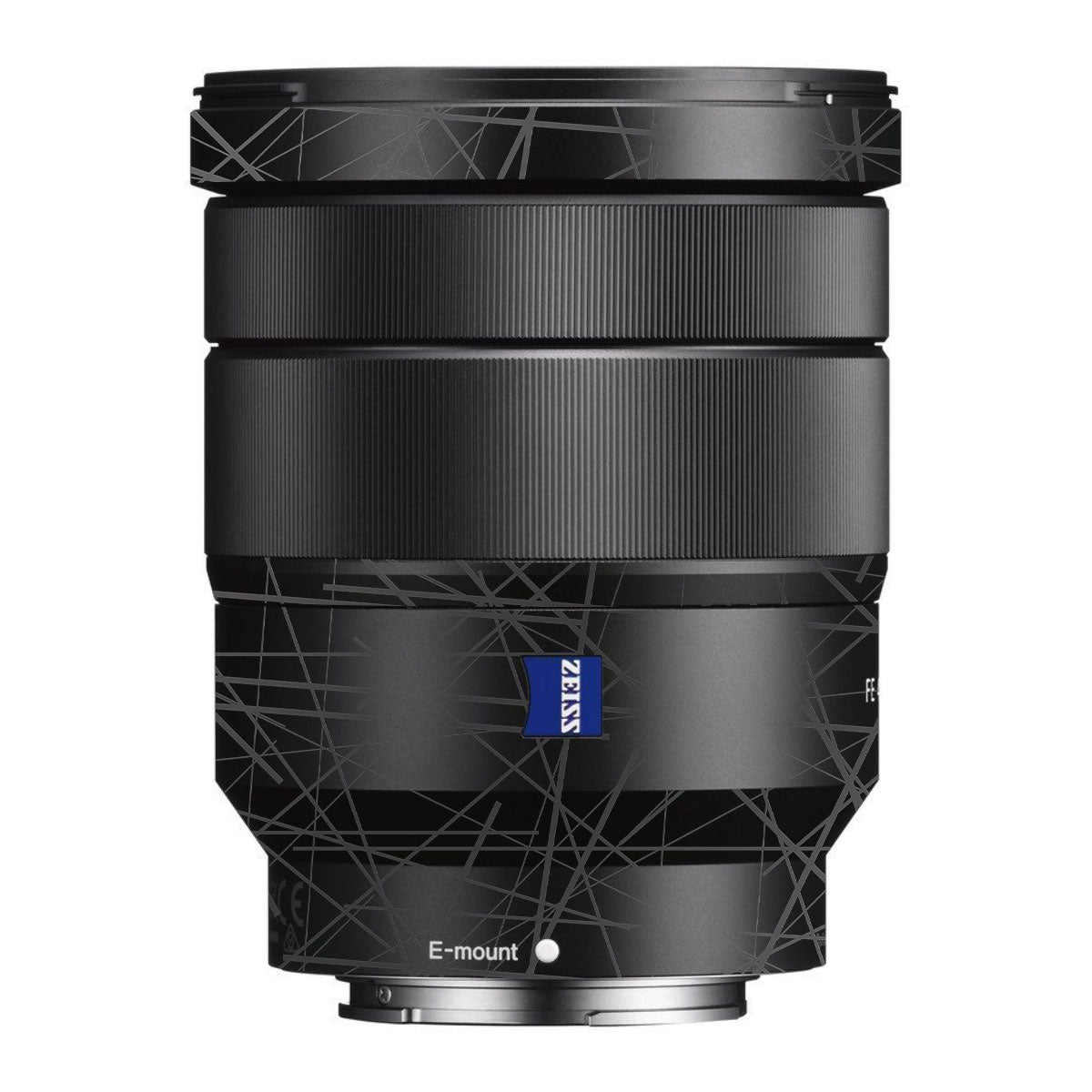 Textured Matte Graphite Sony FE 16-35mm F/4 ZA OSS Camera Lens Skin