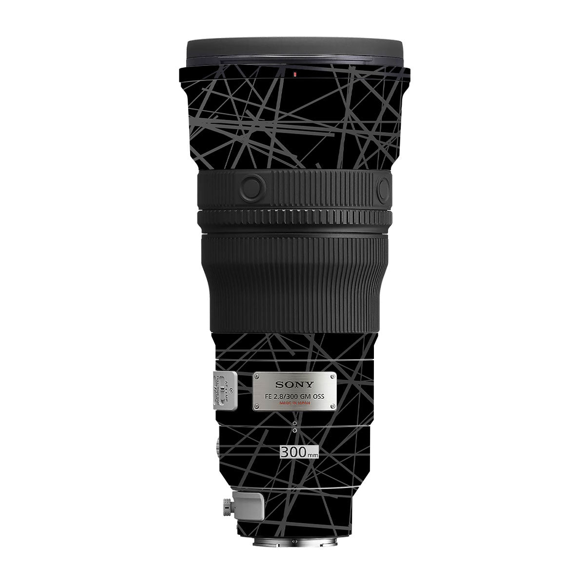 Textured Matte Graphite Sony FE 300mm F/2.8 GM OSS Camera Lens Skin