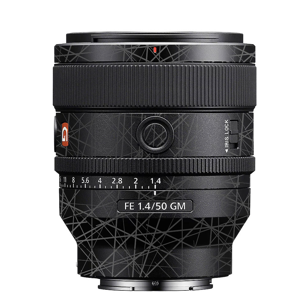 Textured Matte Graphite Sony FE 50mm f/1.4 GM Camera Lens Skin
