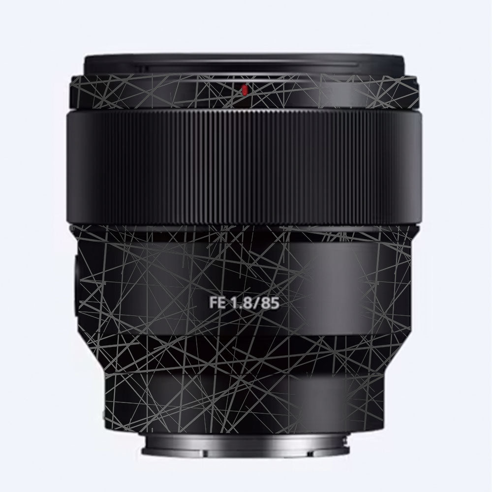 Textured Matte Graphite Sony FE 85mm f/1.8 Camera Lens Skin