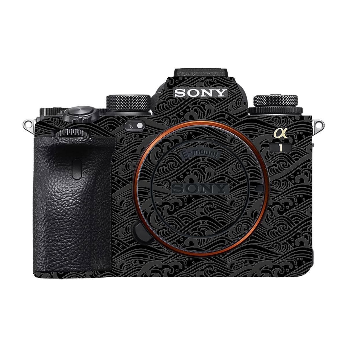 Textured Matte Charcoal Sony A1 Camera Skin