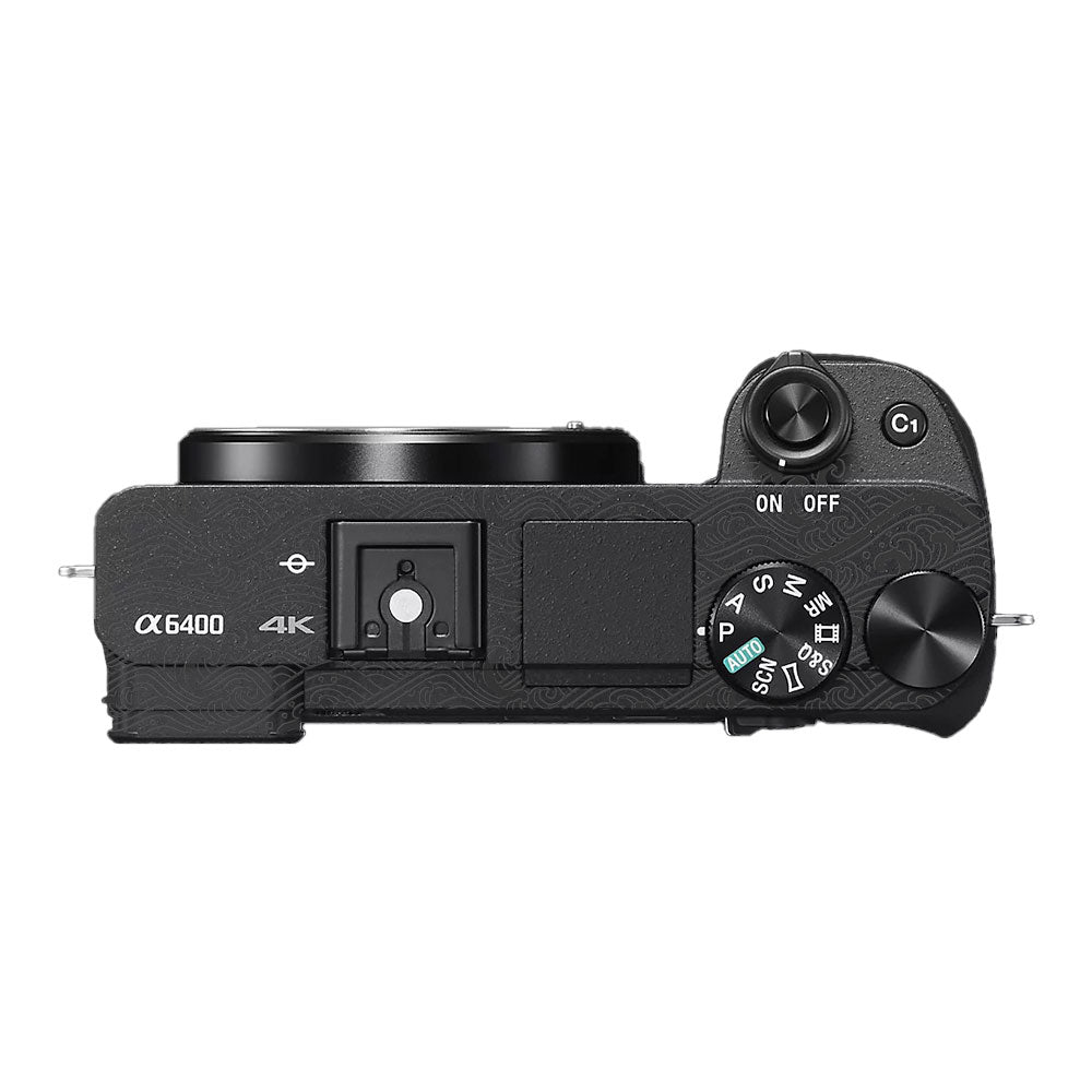 Textured Matte Charcoal Sony A6400 Camera Skin