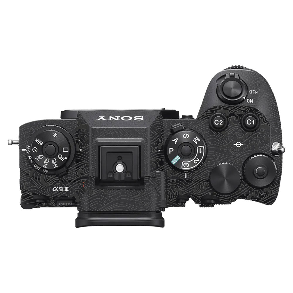 Textured Matte Charcoal Sony A9III Camera Skin