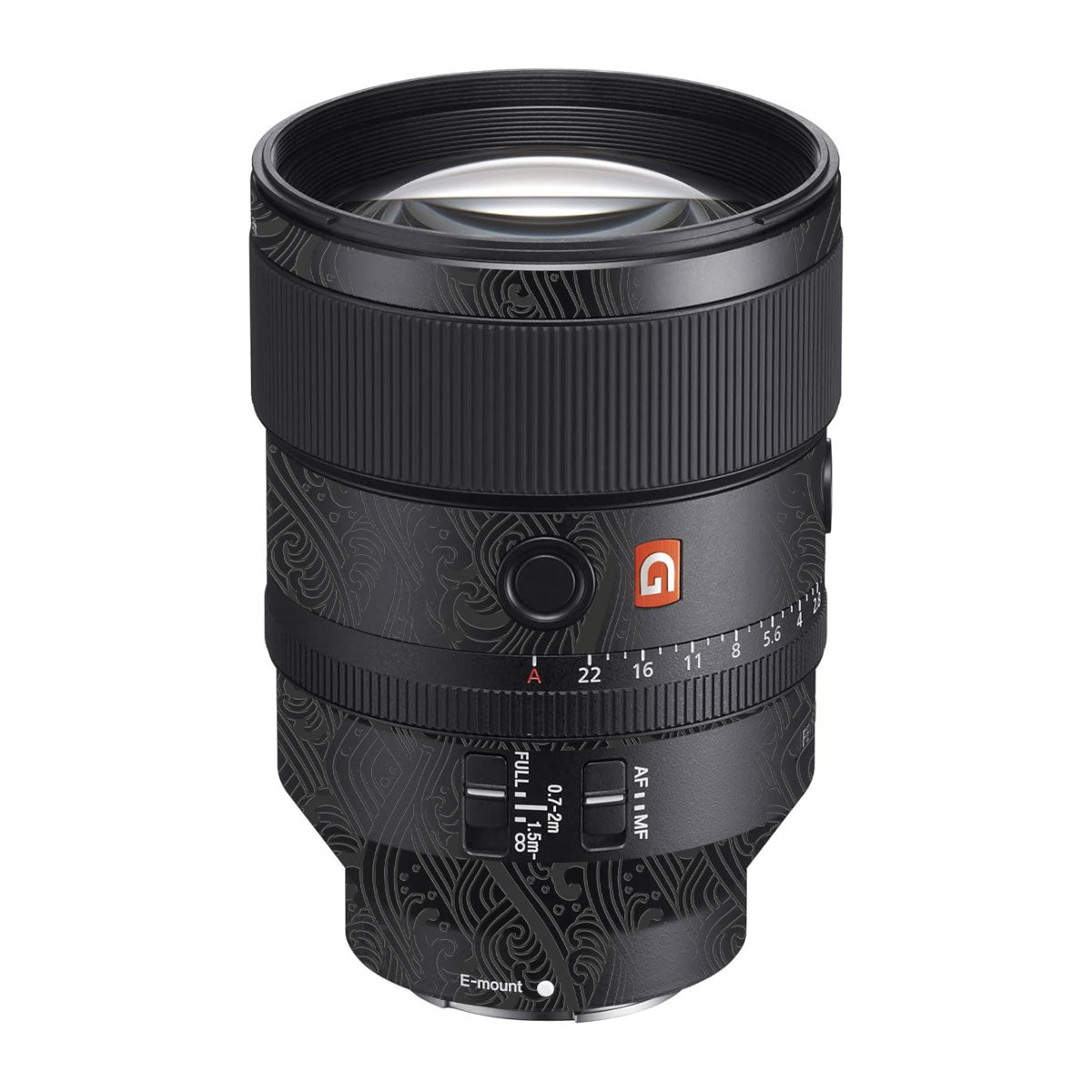 Textured Matte Charcoal Sony FE 135mm F/1.8 GM Camera Lens Skin