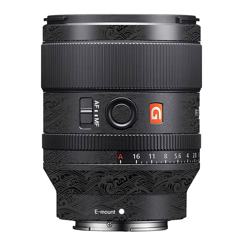 Textured Matte Charcoal Sony FE 35mm f/1.4 GM Camera Lens Skin