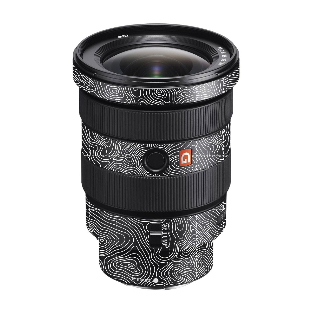 Textured Midnight Slate Sony FE 16-35mm F/2.8 GM Camera Lens Skin